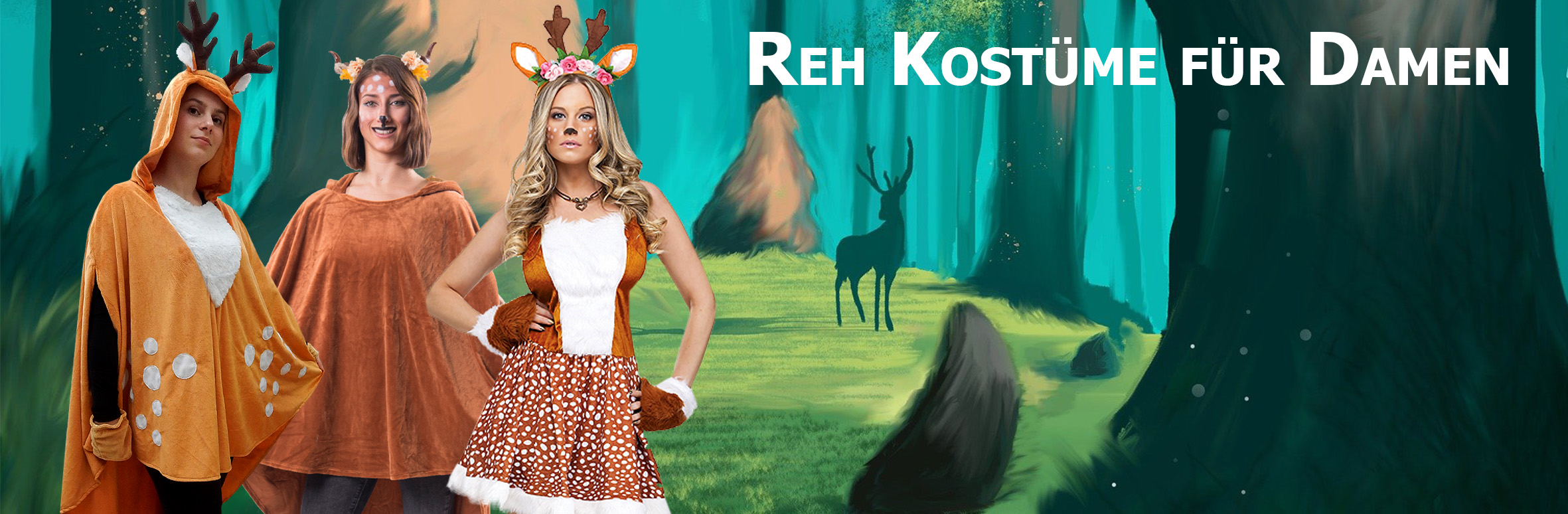 Reh Kostüm für Damen